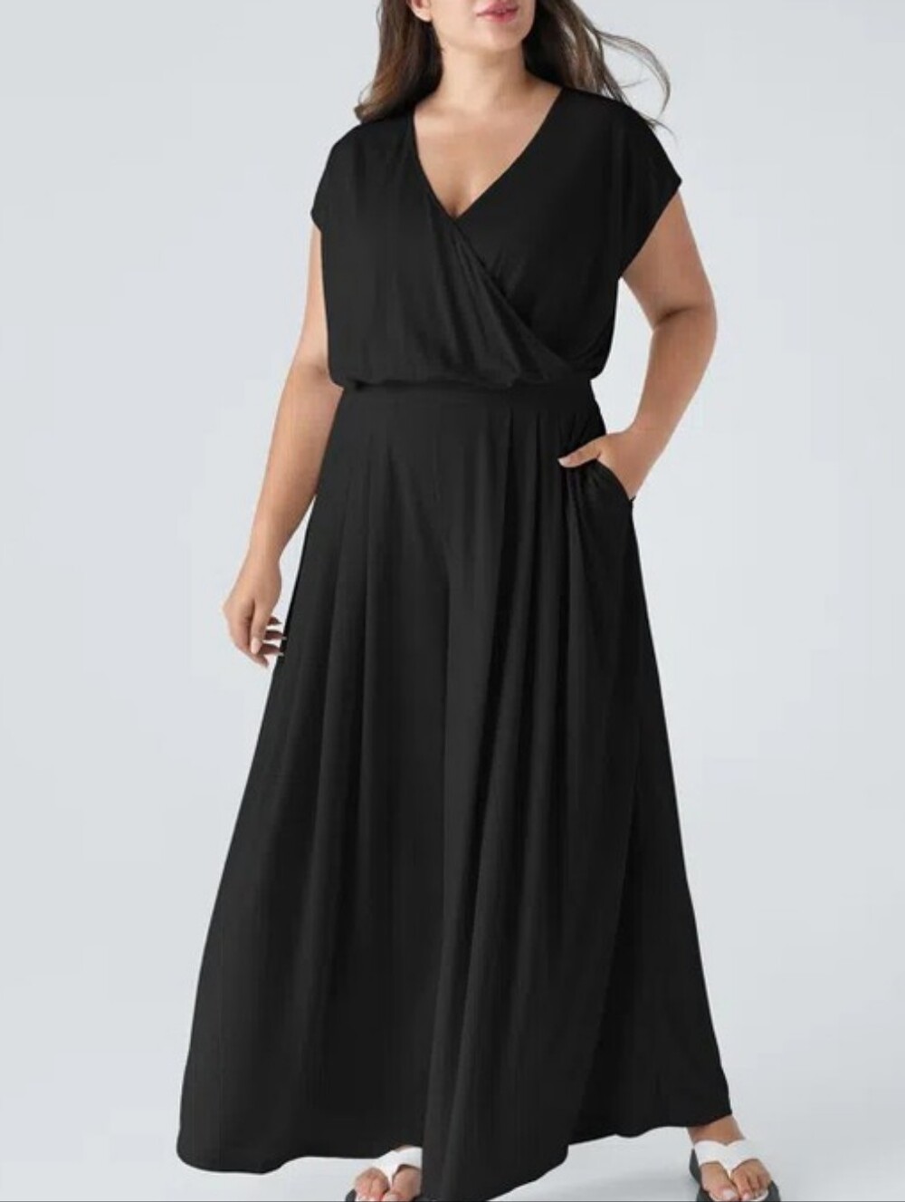 Amazon Crossover Wide Leg Jumpsuit Sz XL